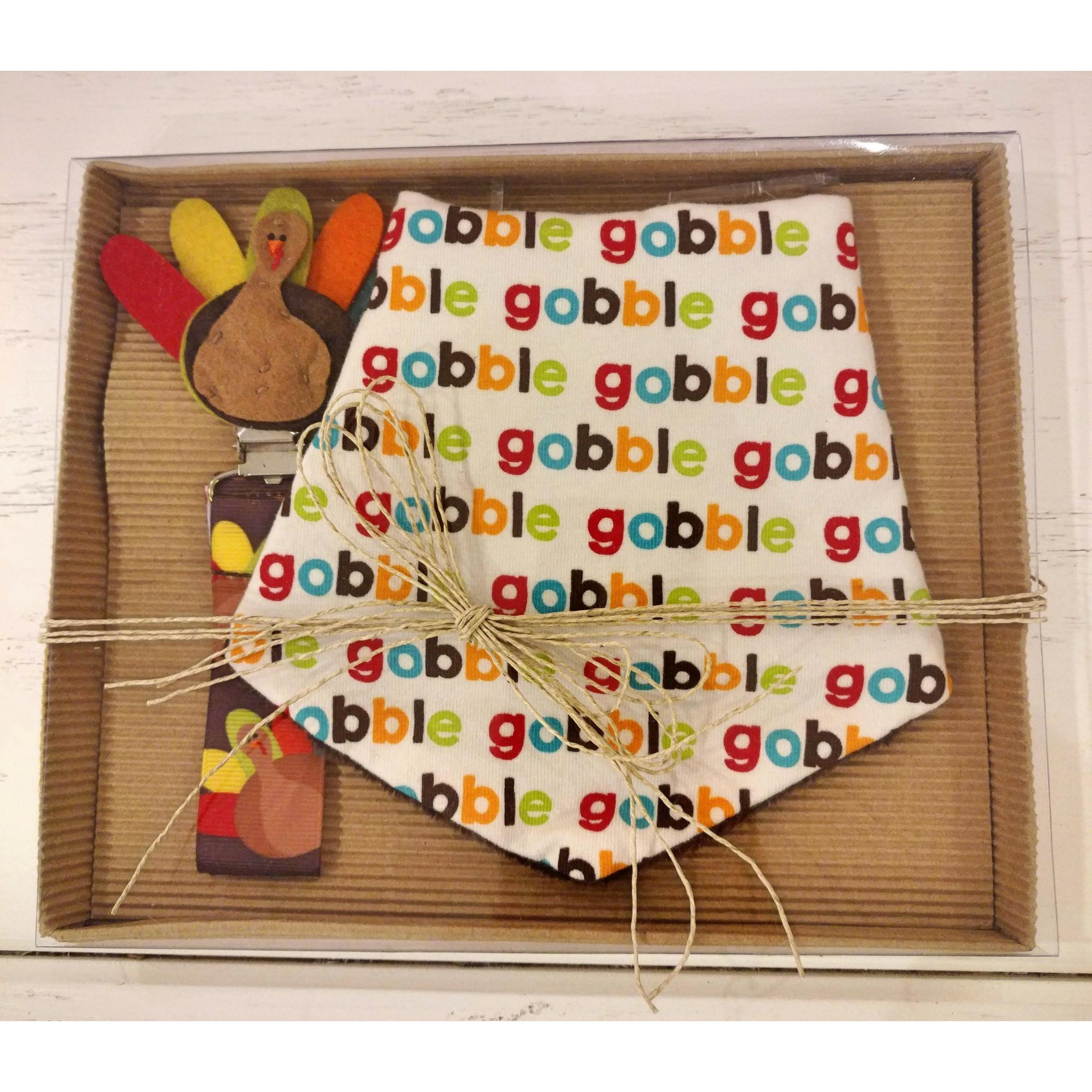 Mud Pie Thanksgiving Dribble Bib set